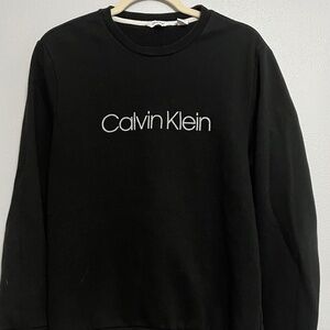 Calvin Klein black mens crew neck sweatshirt size medium